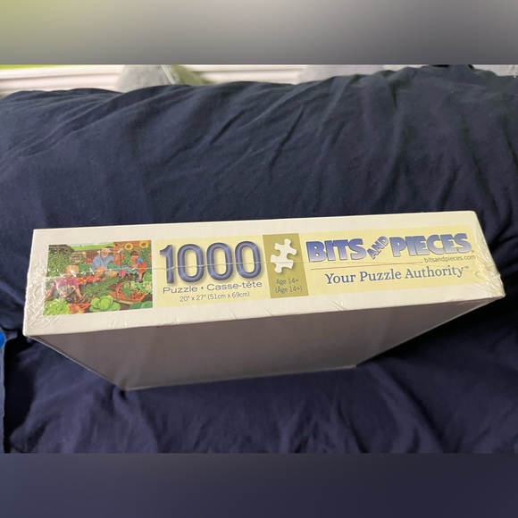 Bits and Pieces 1000 piece puzzle Grandad’s Garden Harvest Time. New - Picture 2 of 2